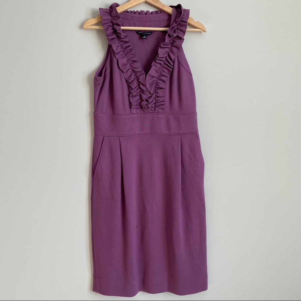 Banana Republic Purple Sleeveless Dress